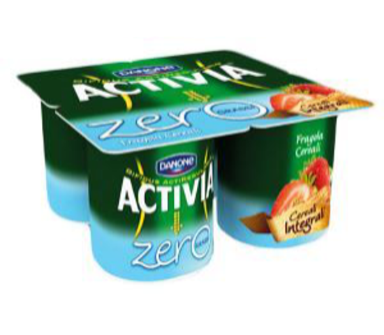 Immagine di DANONE ACTIVIA CEREALI/FRAGOLA GR.125 X 4