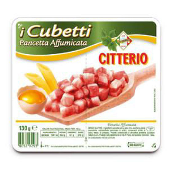 Immagine di CITTERIO PANCETTA AFFUMICATA A CUBETTI GR.130