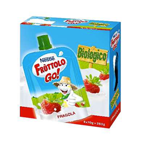 Immagine di NESTLE' FRUTTOLO GO BIO GR.70X4 FRAGOLA