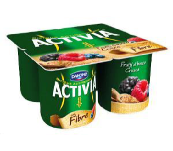 Immagine di DANONE ACTIVIA FIBRE FR. BOSCO GR.125 X 4