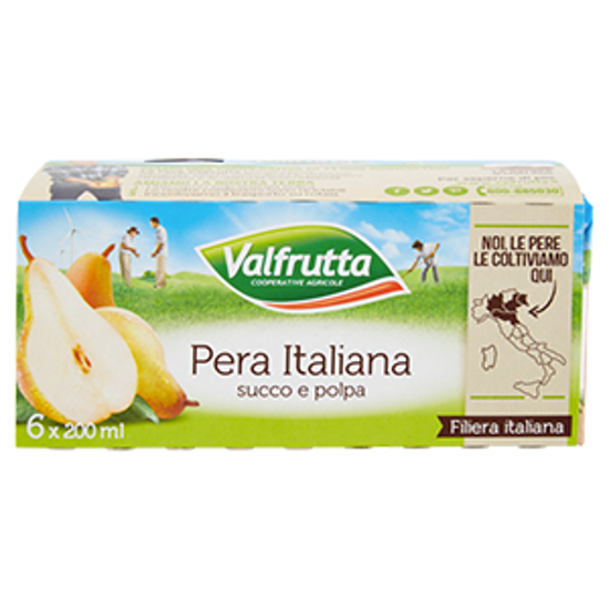 Immagine di VALFRUTTA NETTARE BRIK ML.200X6 PERA