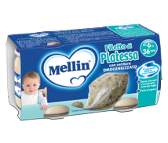 Immagine di MELLIN OMOGENEIZZATO PLATESSA GR.80 X 2