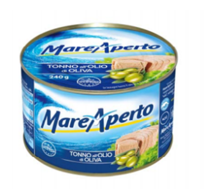 Immagine di MARE APERTO TONNO OLIO D'OLIVA 240 GR.