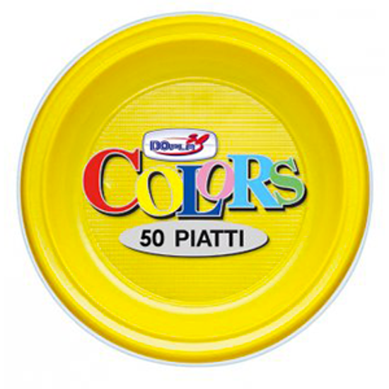 Immagine di DOPLA PIATTI FRUTTA PZ.50 GIALLI