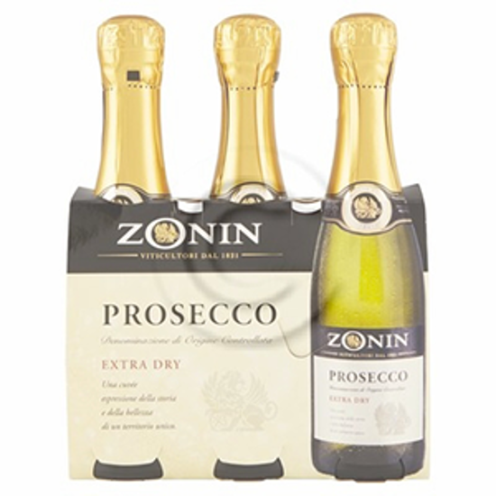 Immagine di ZONIN PROSECCO EXTRA DRY DOC ML.200X3