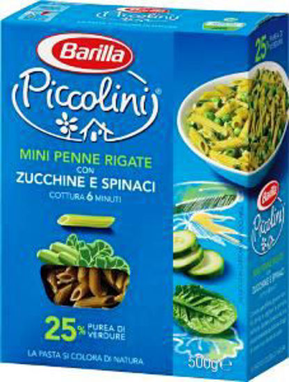 Immagine di BARILLA MINI PENNE ZUCCHINE/SPINACI GR.500