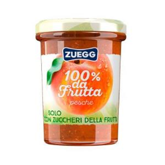 Immagine di ZUEGG CONFETTURA GR.250 PESCA 100% DA FRUTTA