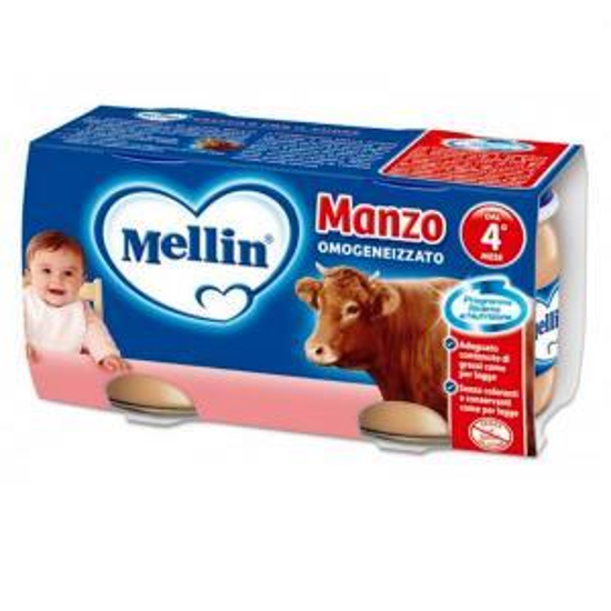 Immagine di MELLIN OMOGENEIZZATO MANZO GR.80 X 2