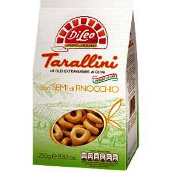 Immagine di DI LEO TARALLINI CON SEMI DI FINOCCHIO GR.250