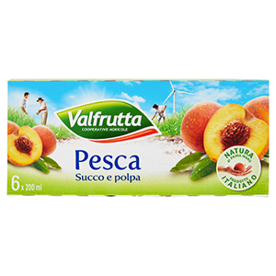 Immagine di VALFRUTTA NETTARE BRIK ML.200X6 PESCA