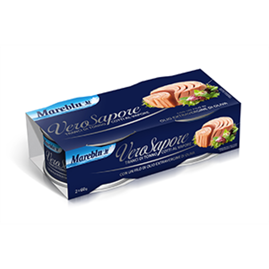 Immagine di MAREBLU TONNO VERO SAPORE G.60X2