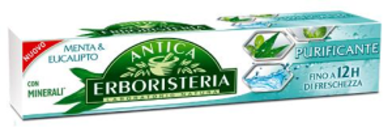 Immagine di ANTICA ERBORISTERIA DENTIFRICIO PURIFICANTE MENTA E EUCALIPTO ML.75 X 2