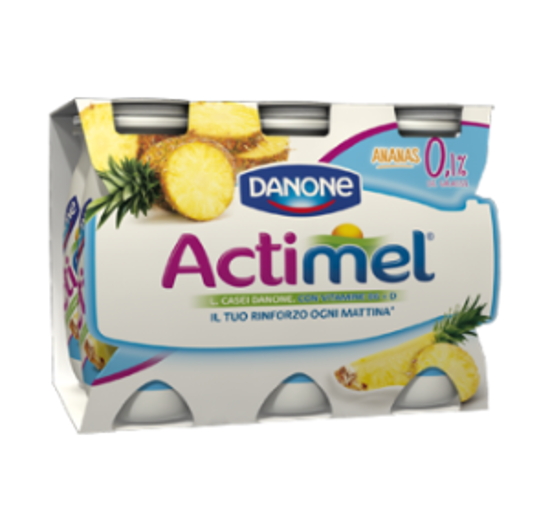 Immagine di DANONE ACTIMEL 0,1% ANANAS GR.100 X 6