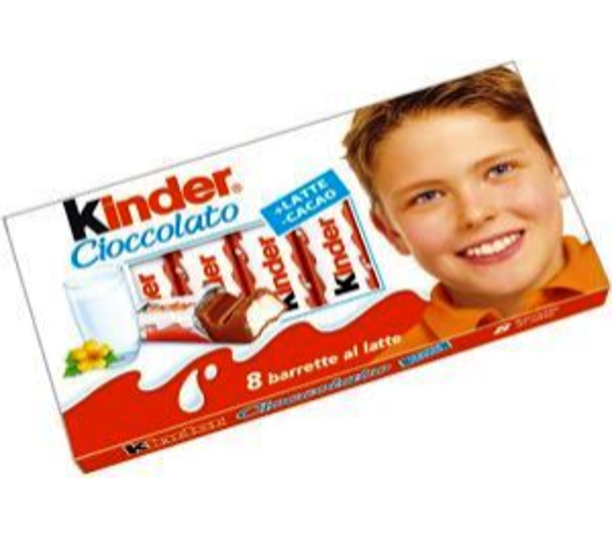 Immagine di KINDER CIOCCOLATO BARRETTE X 8