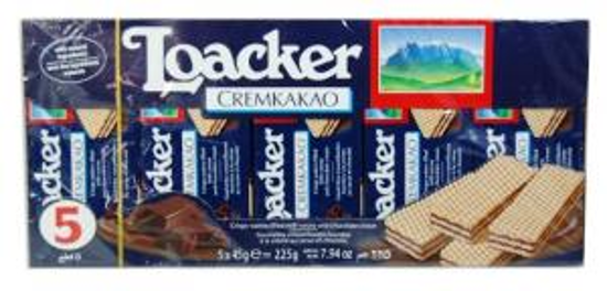 Immagine di LOACKER WAFER CREMKAKAO GR.45 X 5