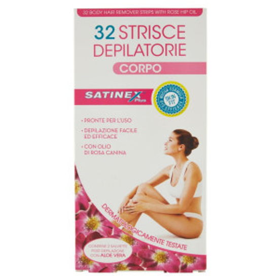 Immagine di STRISCE DEPILAT.CORPO PZ.32 SATINEX