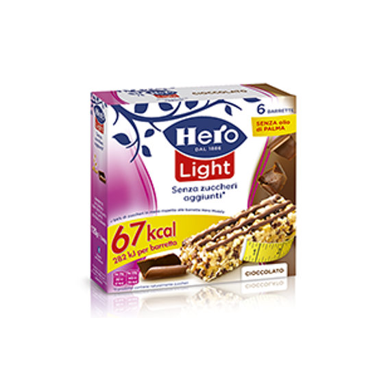 Immagine di HERO BARRETTE LIGHT G.20X6 CIOCCOLATO