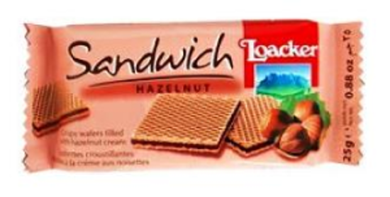 Immagine di LOACKER WAFER NOISETTE GR.75
