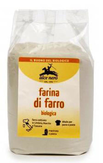 Immagine di ALCE NERO FARINA BIANCA DI FARRO GR.500