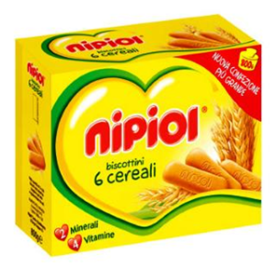 Immagine di NIPIOL BISCOTTI AI 6 CEREALI GR.360