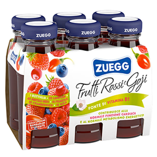 Immagine di ZUEGG SUCCO ML.125X6 FRUTTIMN ROSSI&GOJI