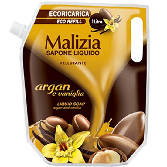 Immagine di MALIZIA SOAP LIQ.LT.1 ARGAN BUSTA