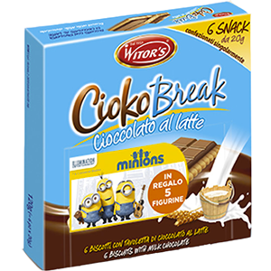 Immagine di WITOR'S CIOKOBREAK LATTE 6X20GR.