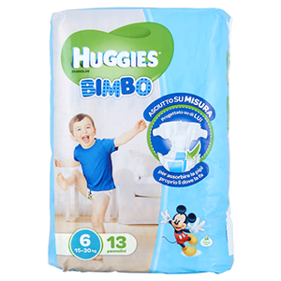 Immagine di HUGGIES BIMBO EX-LARG.TG.6 KG.15-30