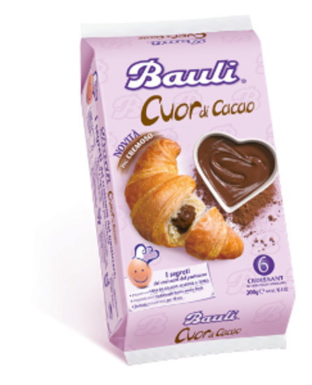 Immagine di BAULI CROISSANT CUOR DI CACAO X 6 GR.300