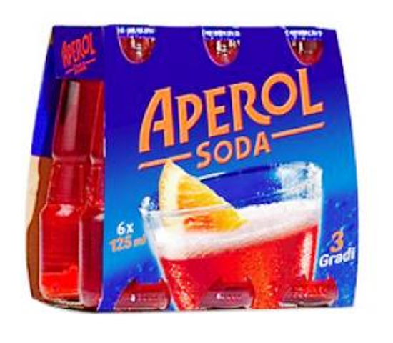 Immagine di APEROL SODA ML.125 X 6