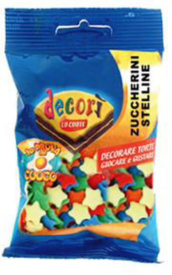 Immagine di DECORI' ZUCCHERINI STELLINE GR.20