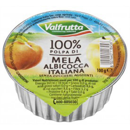 Immagine di VALFRUTTA POLPA DI FRUTTA G.100 MELA&ALBICOCCA