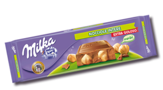 Immagine di MILKA TAVOLETTA NOCCIOLE INTERE GR.300