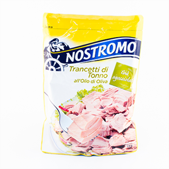 Immagine di NOSTROMO TRANCETTI TONNO KG.1 IN OLIO DI OLIVA