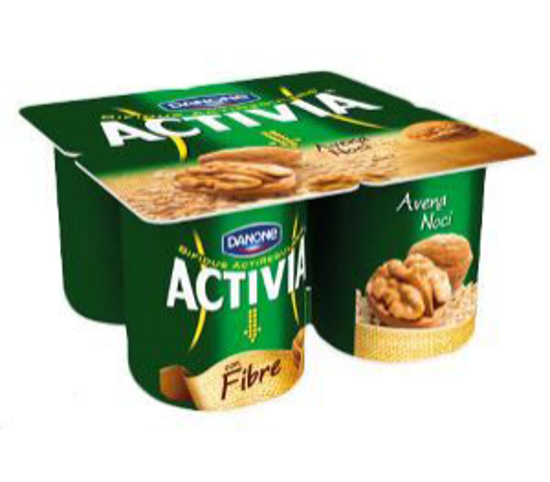 Immagine di DANONE ACTIVIA FIBRE AVENA/NOCI GR.125 X 4