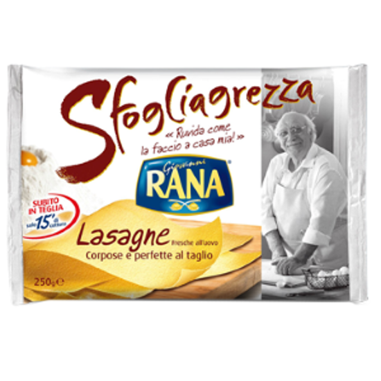 Immagine di RANA SFOGLIAGREZZA LASAGNE GR.250