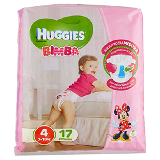 Immagine di HUGGIES BIMBA MAXI TG.4 KG.7-18