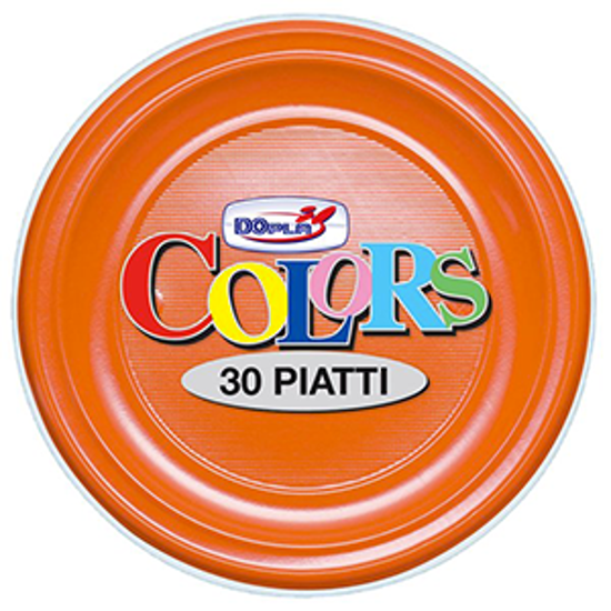 Immagine di DOPLA PIATTI PIANI D.22 PZ.30 ARANCIONI