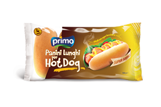 Immagine di PRIMO 4 PANINI PER HOT DOG GR.250