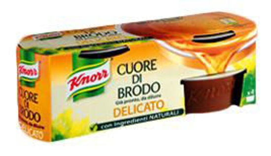 Immagine di KNORR CUORE DI BRODO DELICATO GR.28 X 4