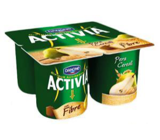 Immagine di DANONE ACTIVIA FIBRE PERA/CEREALI GR.125 X 4