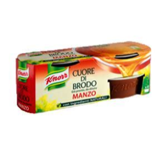 Immagine di KNORR CUORE DI BRODO MANZO GR.28 X 4