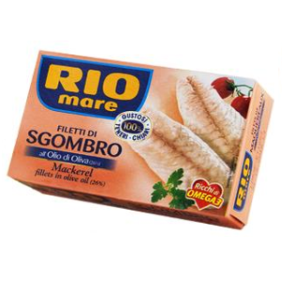 Immagine di RIO MARE FILETTI DI SGOMBRO ALL'OLIO D'OLIVA GR.125