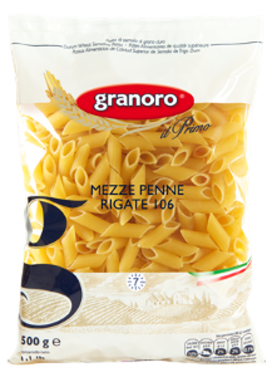 Immagine di GRANORO MEZZE PENNE RIGATE N.106 GR.500