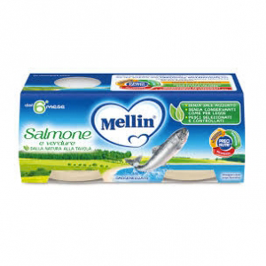 Immagine di MELLIN OMOGENIZZATO G.80X2 SALMONE