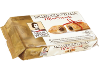 Immagine di VICENZI MILLEFOGLIE D'ITALIA MINISNACK NOCCIOLA GR.125