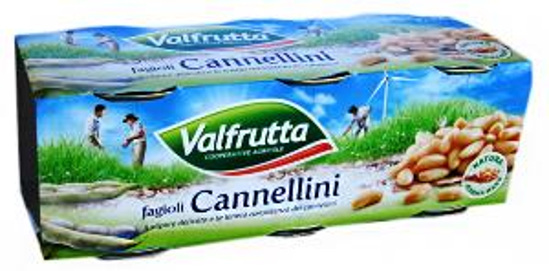 Immagine di VALFRUTTA FAGIOLI CANNELLINI IN SCATOLA GR.400 X 3