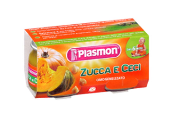 Immagine di PLASMON OMOGENEIZZATO ZUCCA/CECI GR.80 X 2