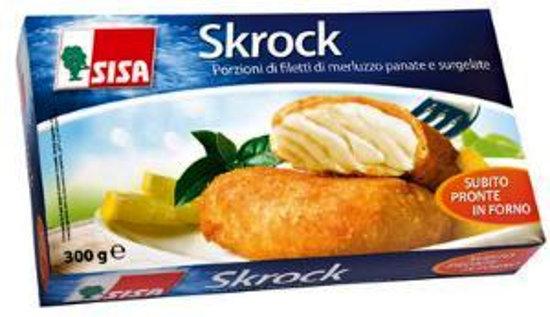 Immagine di SISA SKROCK MERLUZZO PANATO GR.300