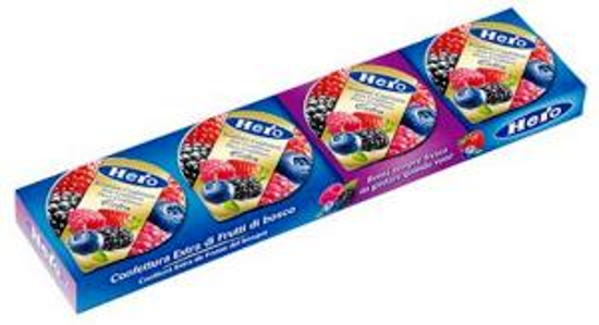 Immagine di HERO CONFETTURA FRUTTI DI BOSCO POKER GR.25 X 4